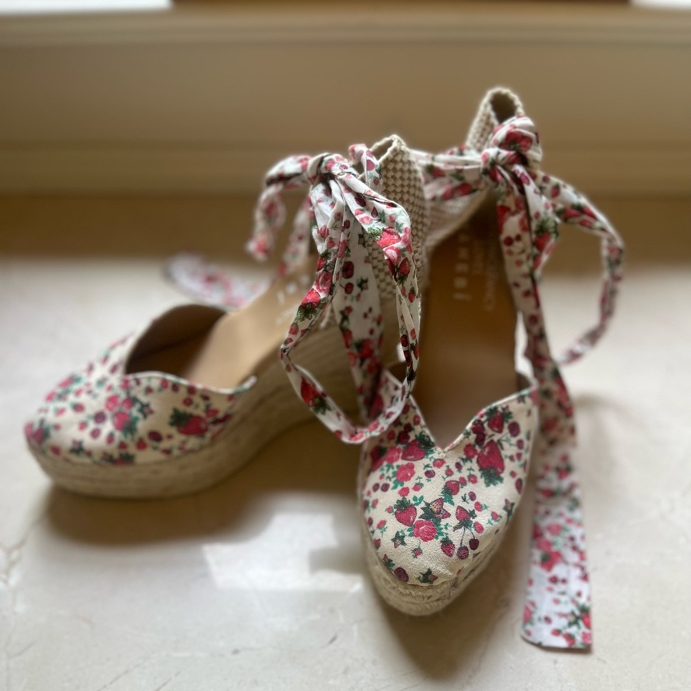 love shack fancy wedges